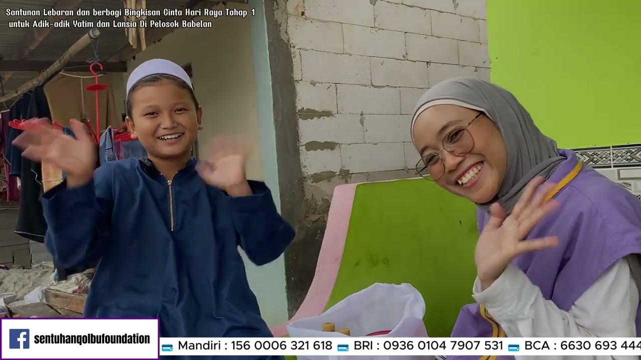 Santunan Lebaran & berbagi Bingkisan Hari Raya Tahap 1 untuk AdikYatim dan Lansia Di Pelosok Babelan