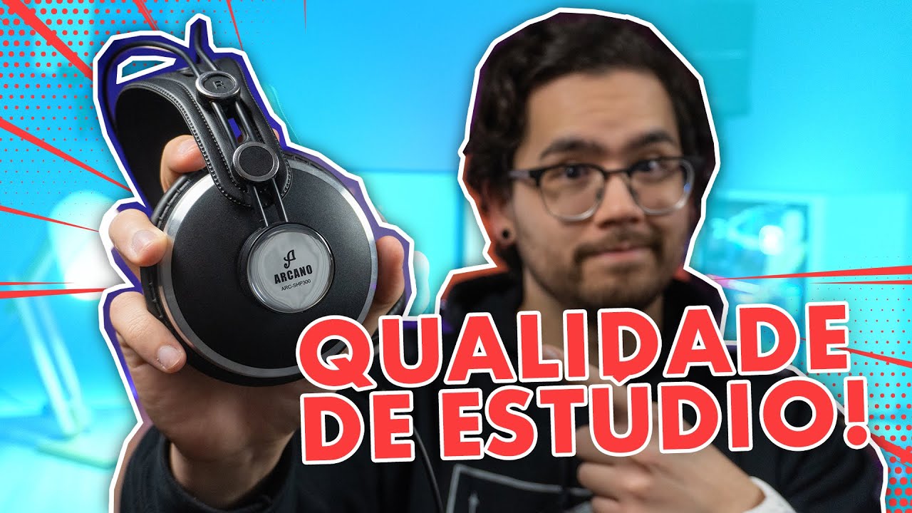 Fone BARATO e com qualidade de EST&Uacute;DIO? Review do Arcano ARC-SHP300!