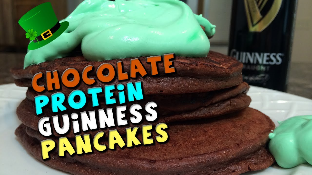 Protein Guinness Pancakes | Healthy St. Patrick's Day Breakfast