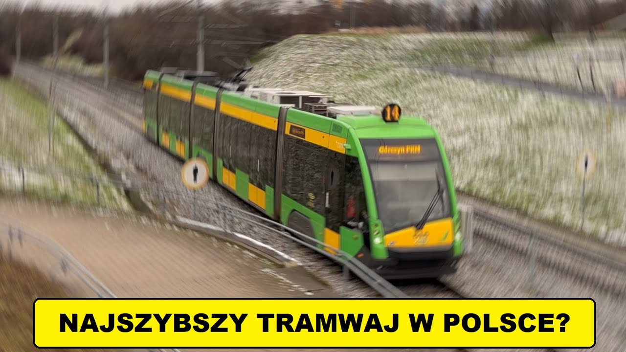 POZNAŃSKI SZYBKI TRAMWAJ- najszybsza trasa tramwajowa w Polsce?