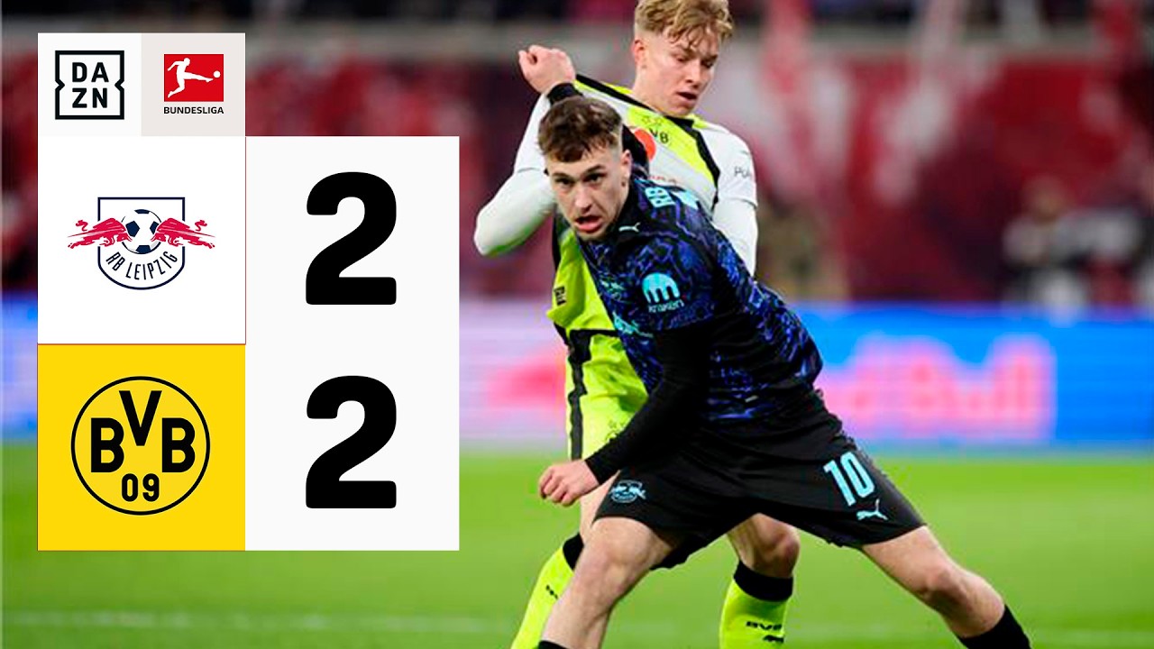 RB Leipzig vs  Borussia Dortmund  (2-2) | Resumen y goles | Highlights Bundesliga