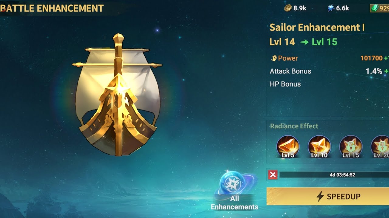 New Sailor Enhancement with Capacity Increase - Sea of Conquest - SOC - 