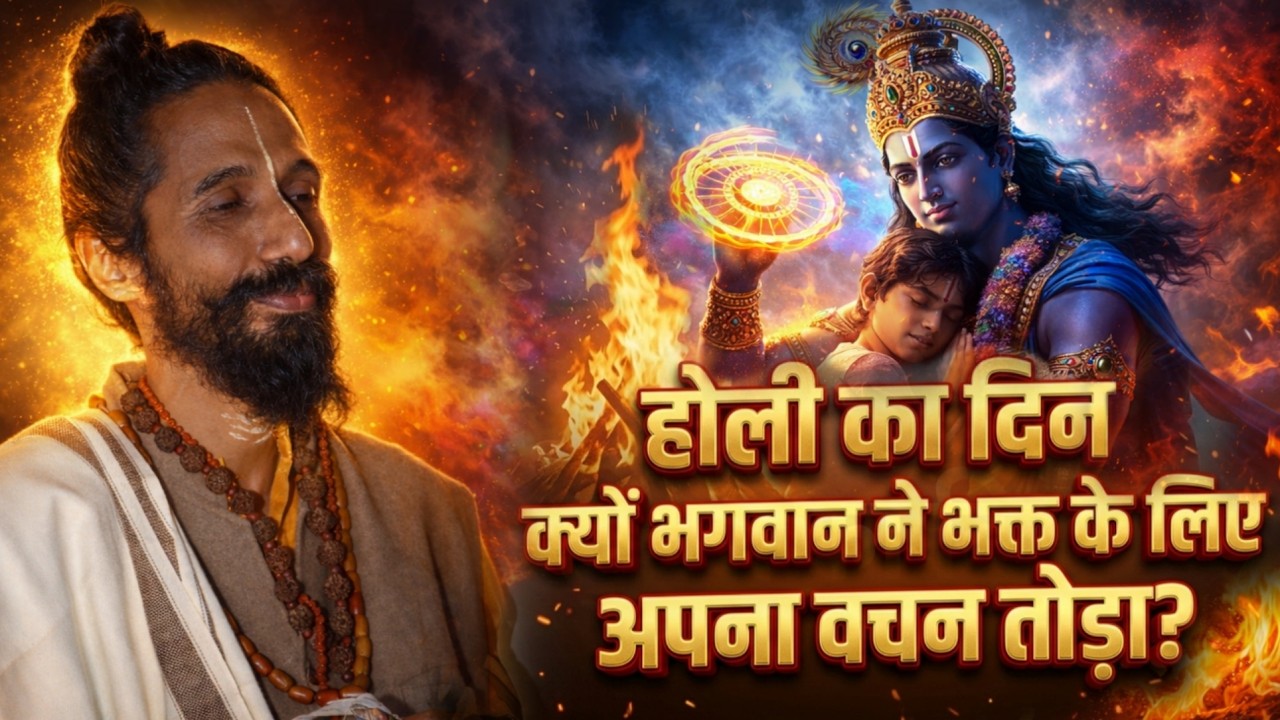 होली का दिन: जब भगवान ने भक्त के लिए अपना वचन तोड़ा