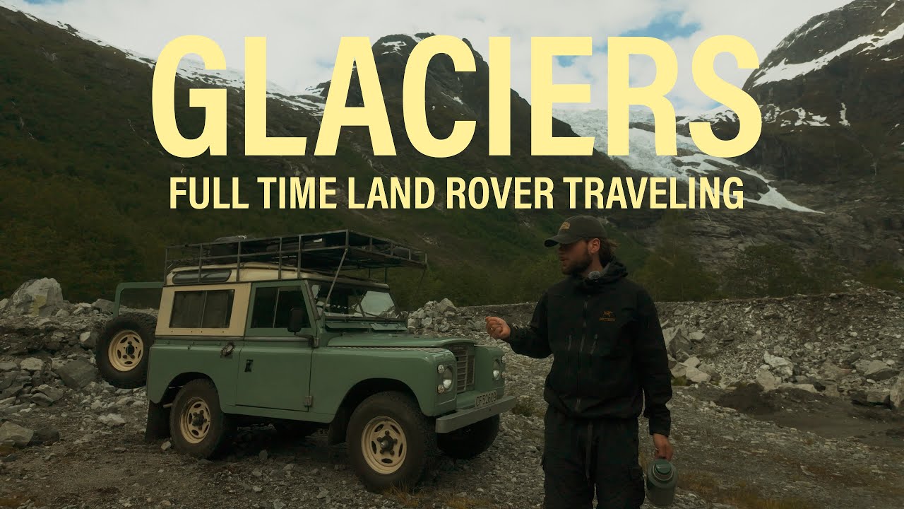 Camping Under Glaciers & Hiking To Them