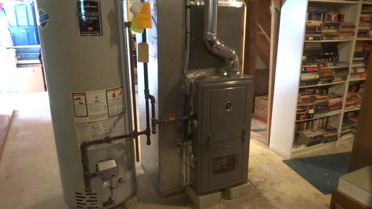 HVAC gas furnace  AC upgrade part 1of 2
