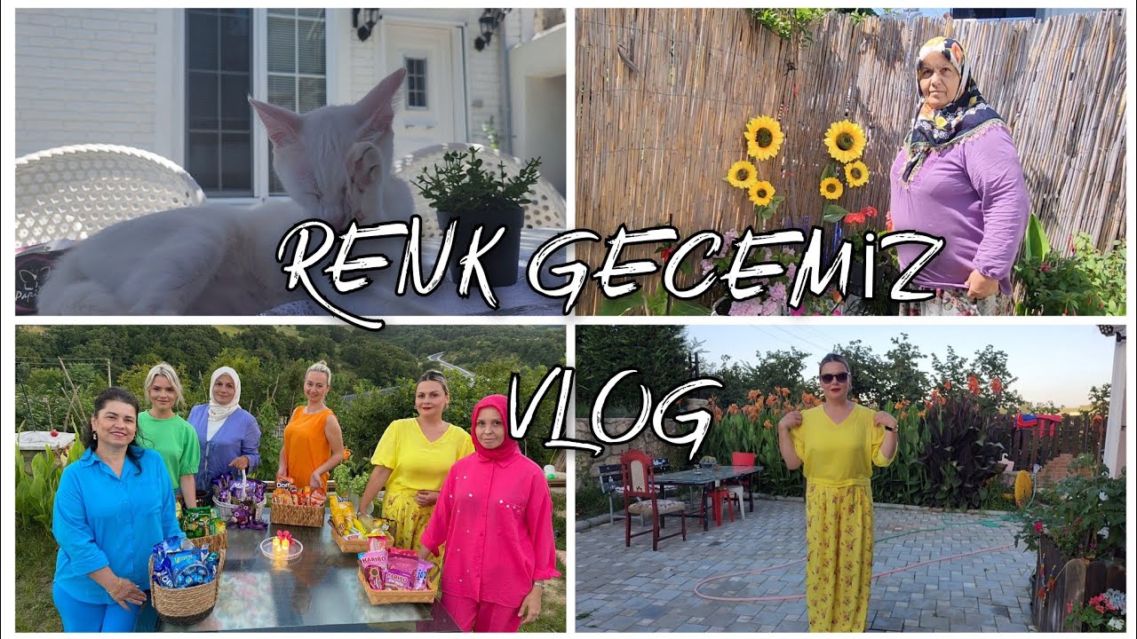 3 GÜNLÜK VLOG 💯 RENK PARTİMİZ / ANNEM YİNE DURMADI