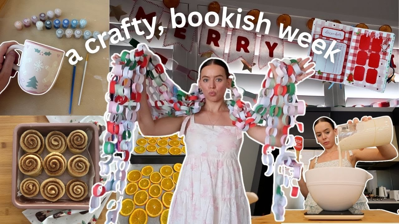 праздничная книжная неделя! 🎄📚 выпечка, рукоделие, читательский дневник, роспись по керамике, кни...