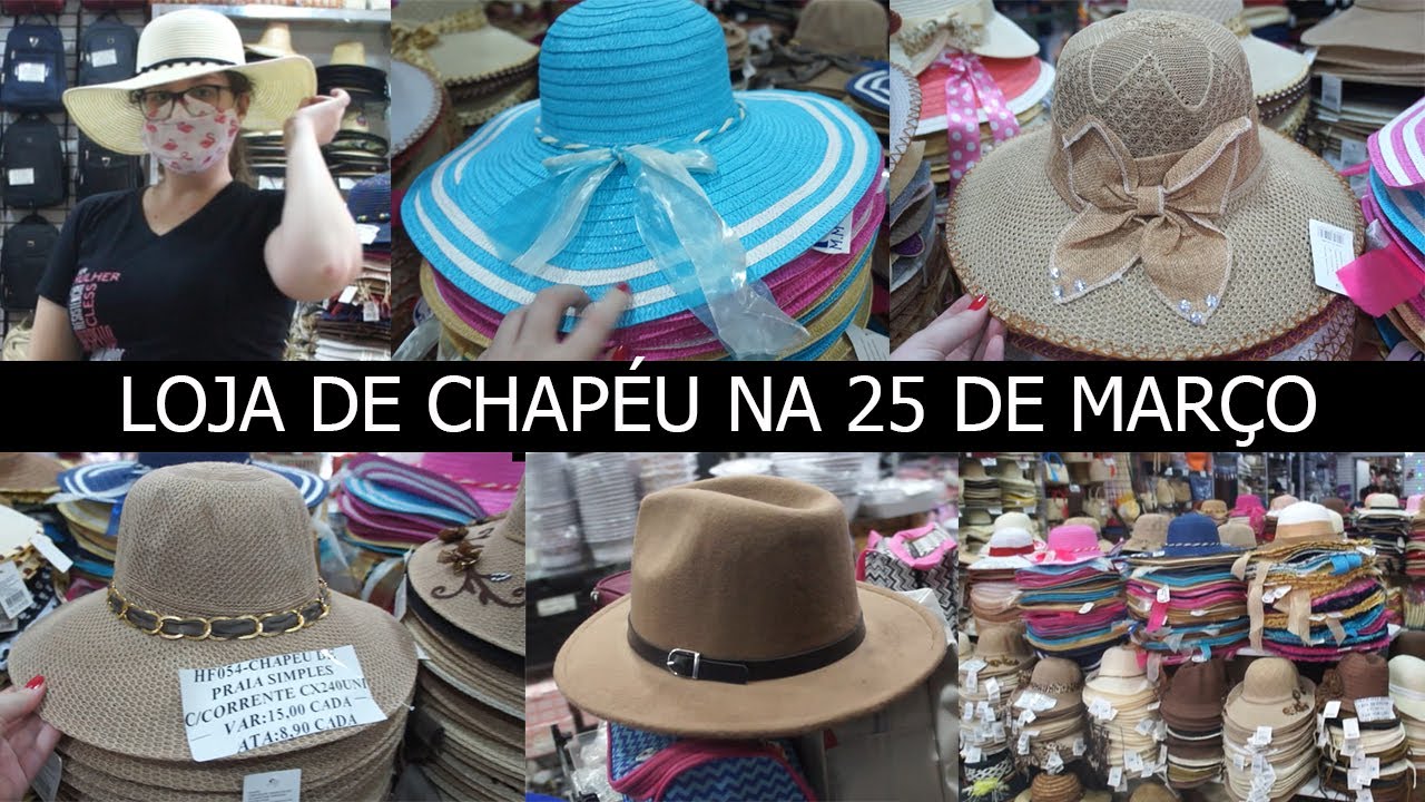 LOJA DE CHAPEU NA 25 DE MARÇO - VAREJO E ATACADO - LOJA MABIEL