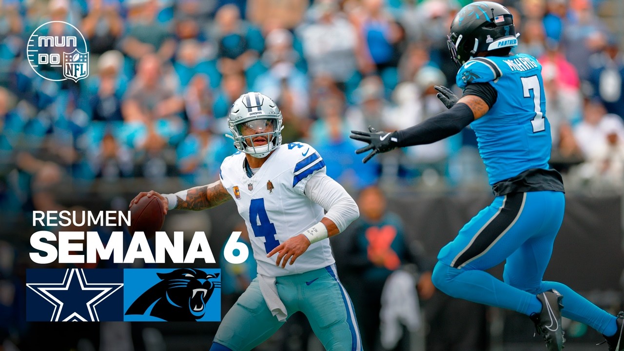Dallas Cowboys vs. Carolina Panthers | Resumen NFL en español - Semana 6 | NFL Highlights 2025