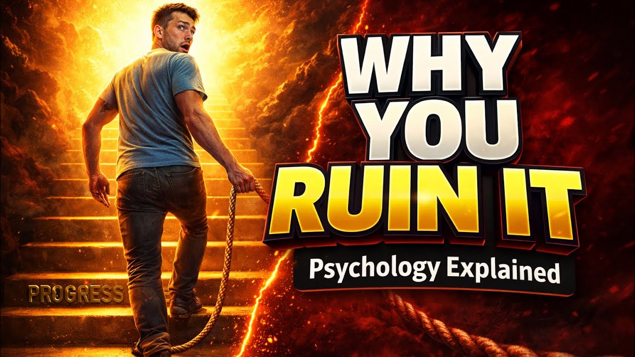 Why People Self-Sabotage Just When Life Starts Working (Psychology Explained)