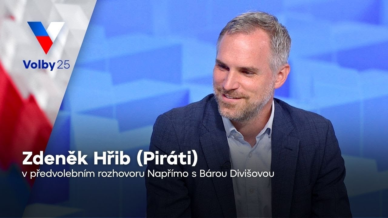 Zdeněk Hřib (Piráti) Napřímo v předvolebním rozhovoru | Volby 2025