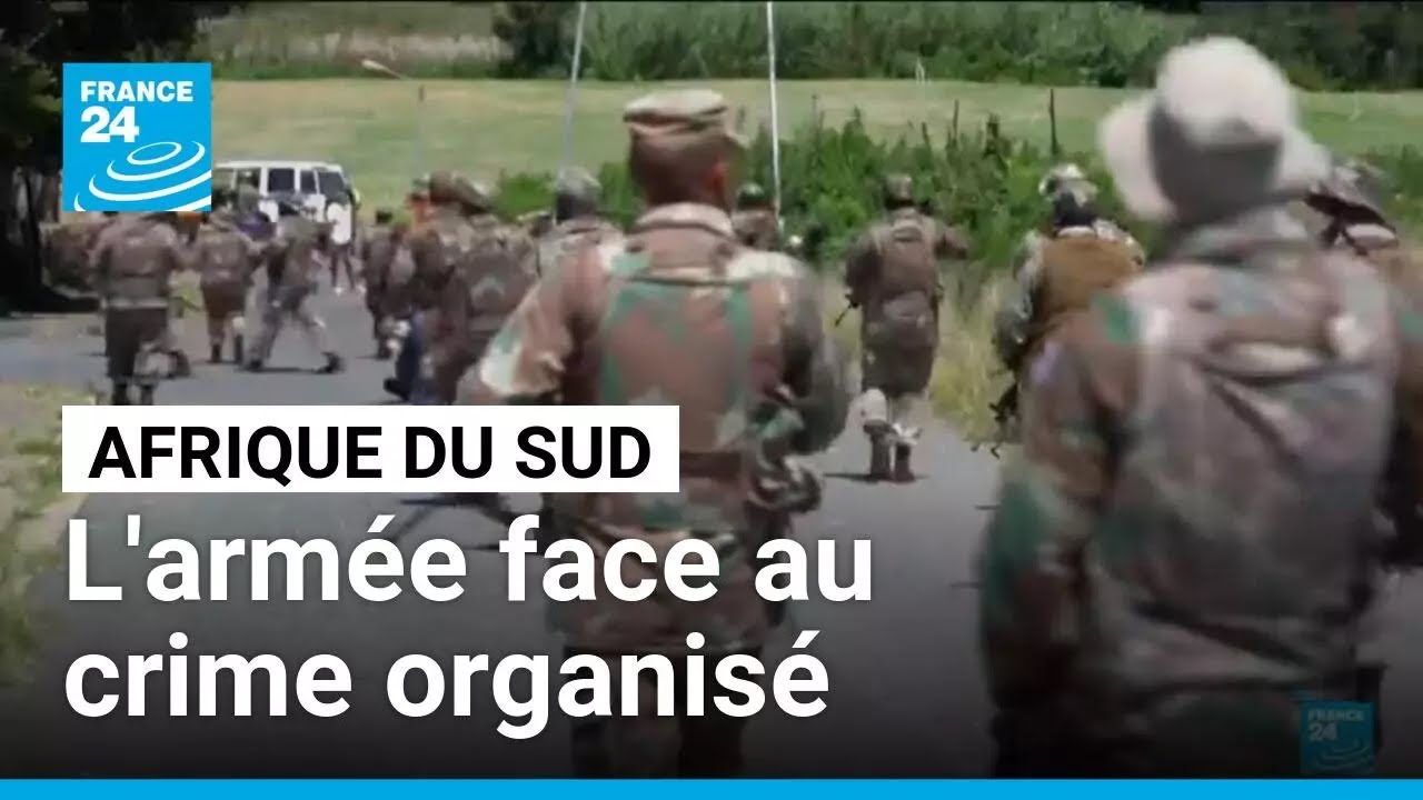 Afrique du Sud : l'armée déployée pour lutter contre le crime organisé • FRANCE 24