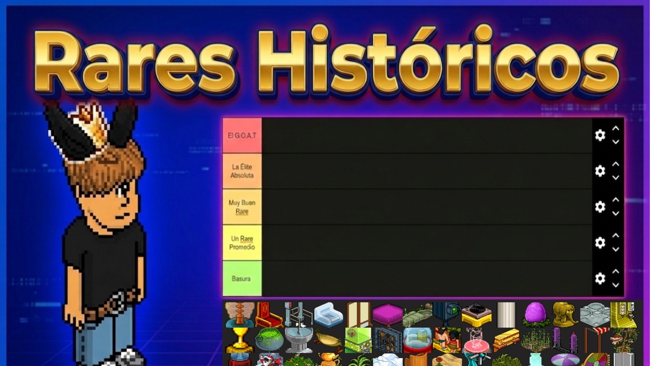 Tier List de los Mejores RARES de la HISTORIA de HABBO.ES  | Habbo 2026