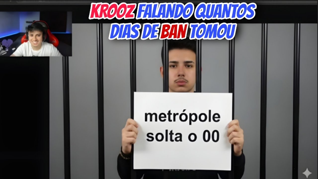 KROOZ FALANDO QUANTOS DIAS DE BAN TOMOU!