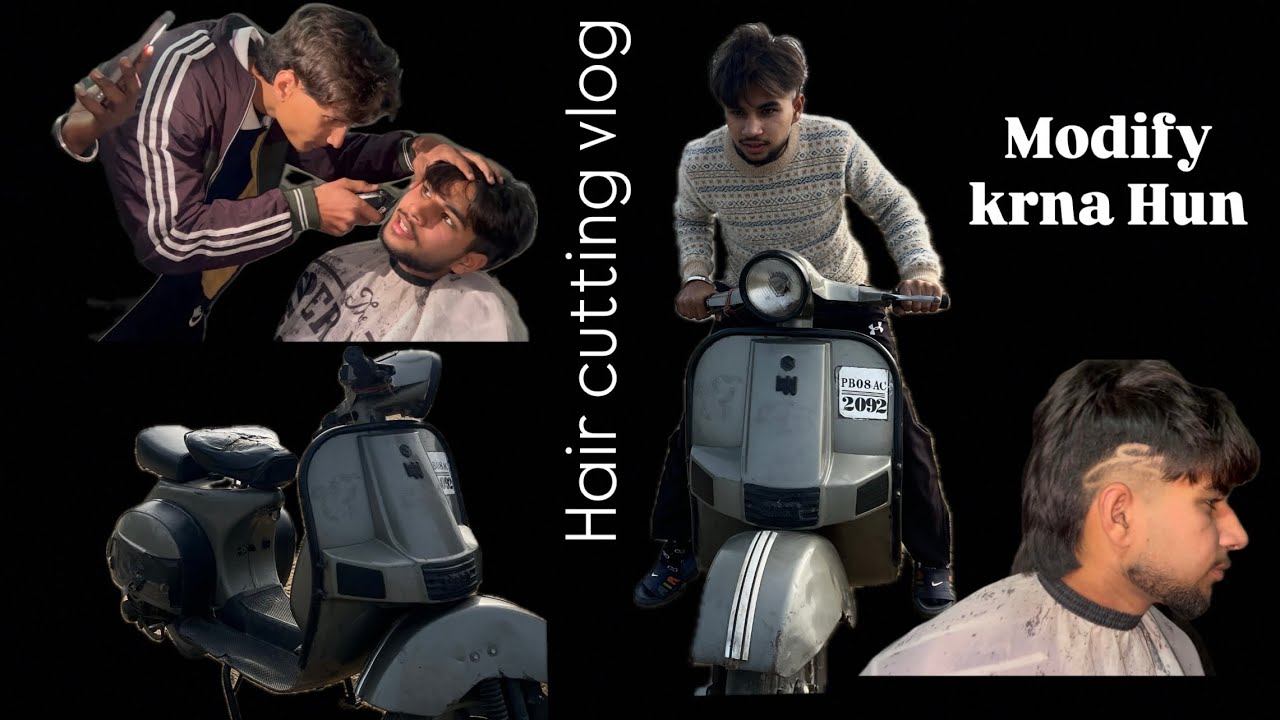 Scooter kad lea aj || hair cutting || 