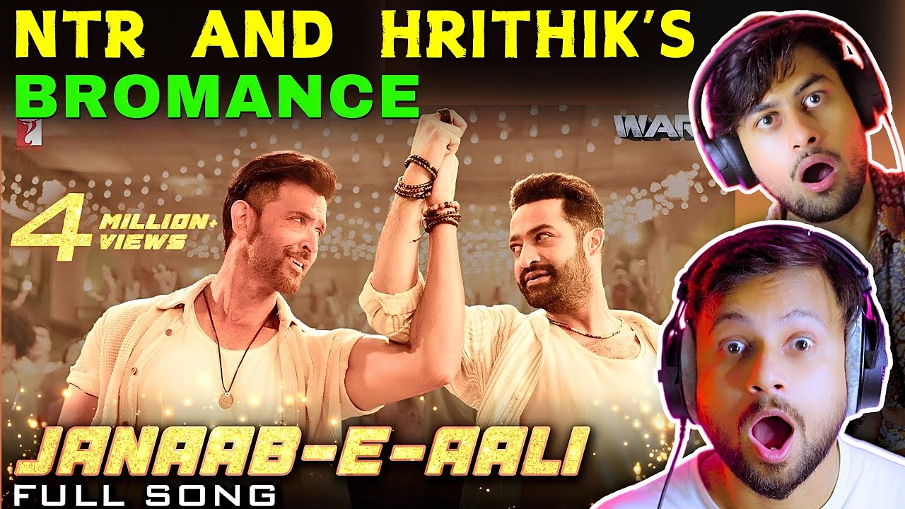 Janaab-e-Aali | Song Reaction | WAR 2 | Hrithik Roshan, NTR | Pritam, Sachet T, Saaj B, Amitabh| TRB