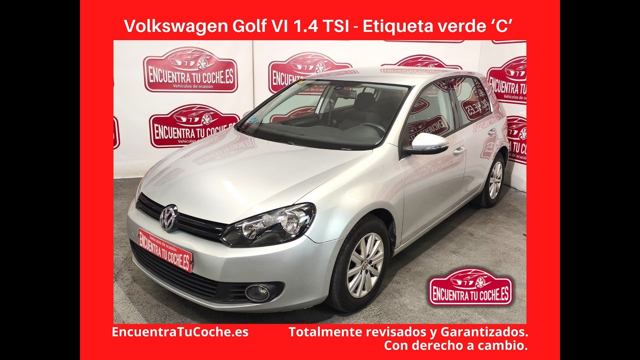 Volkswagen Golf VI 1.4 TSI Advance – Etiqueta verde “C” – Revisado y garantizado