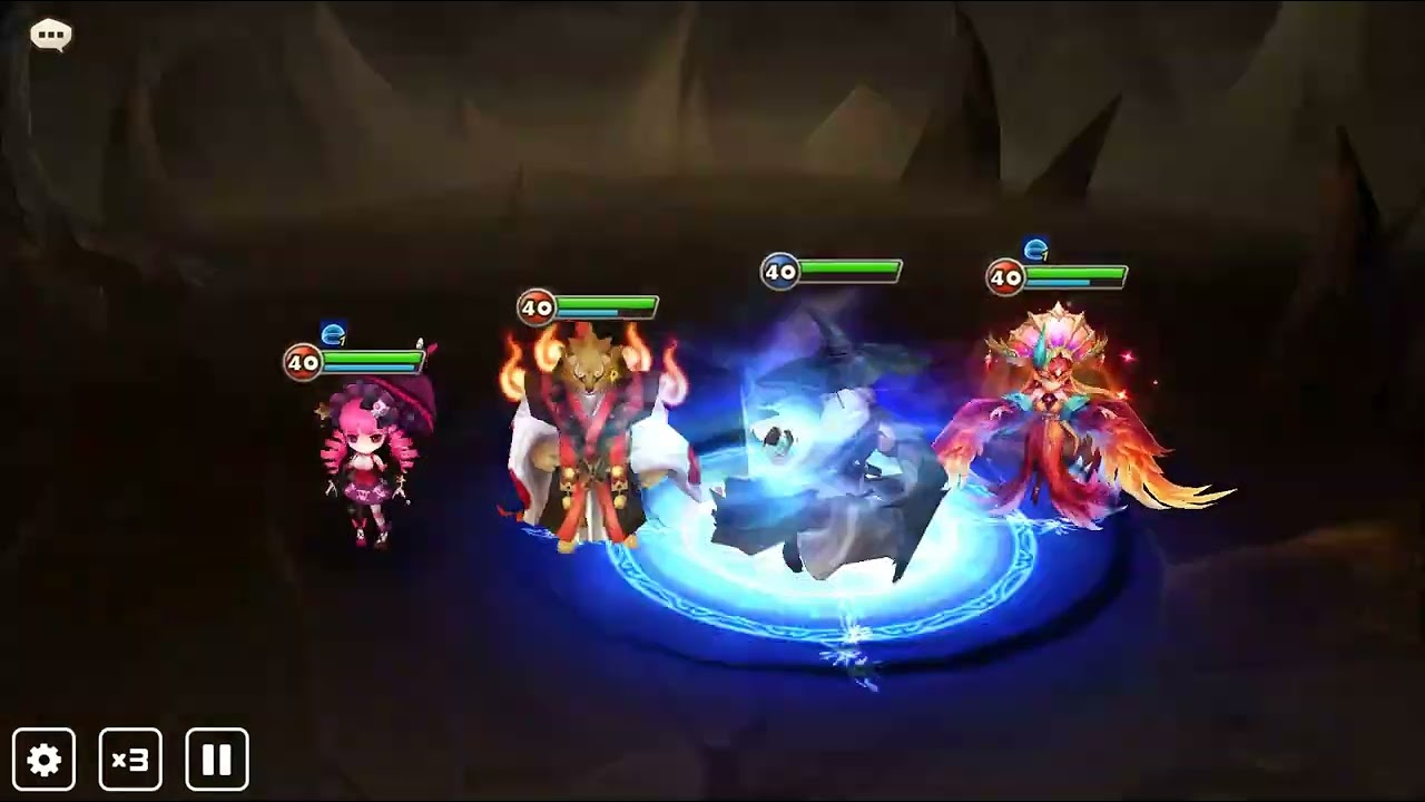 Summoners War Mordor the Land of Shadow Hell Stage 1