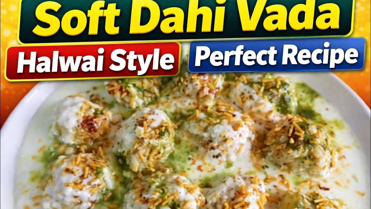 Super Soft Dahi Bhalle Recipe | Dahi Vada | सॉफ़्ट भल्ले का आसान तरीक़ा | 😋✨