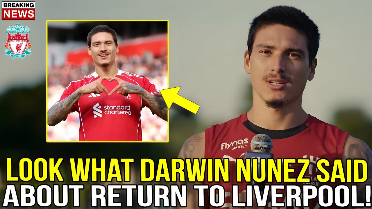 DARWIN NUNEZ SHOCKING STATEMENT ABOUT RETURN TO LIVERPOOL! LIVERPOOL NEWS
