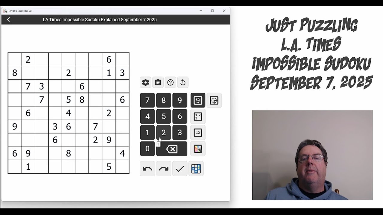 LA Times Impossible Sudoku Explained | September 7 2025