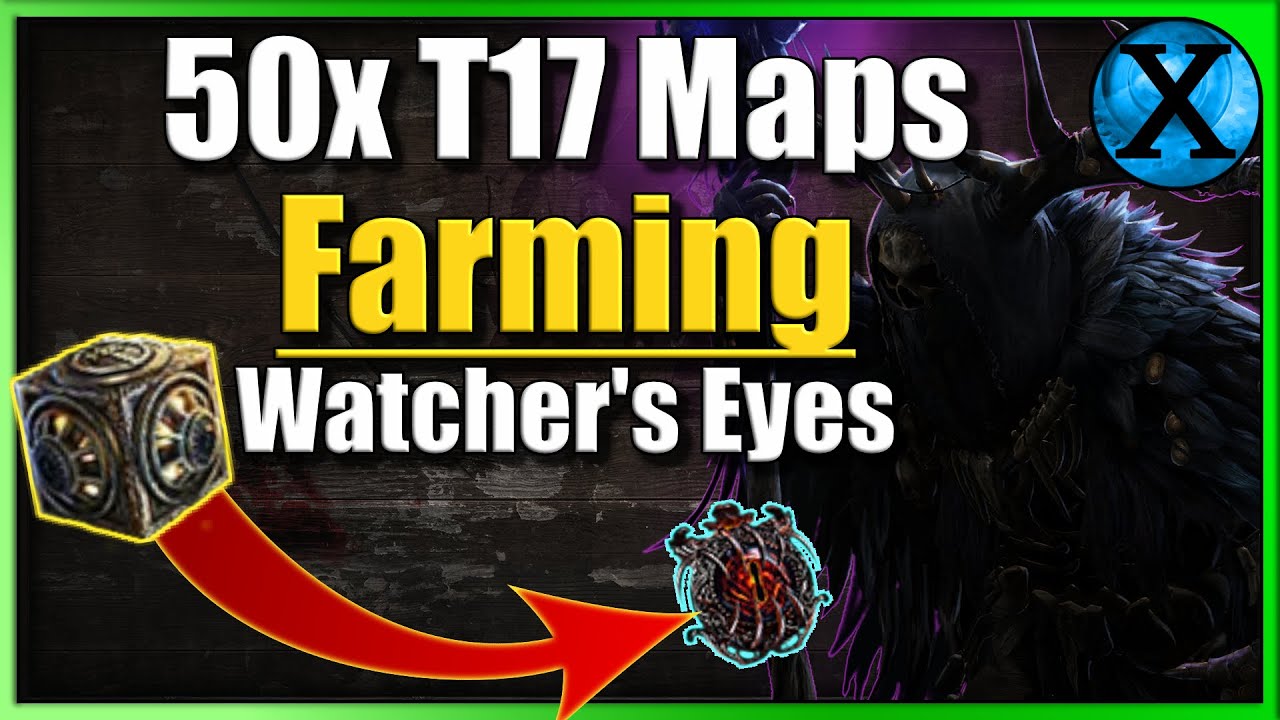 Path of Exile Farming Watcher's Eyes in T17 Valdo's Maps!
