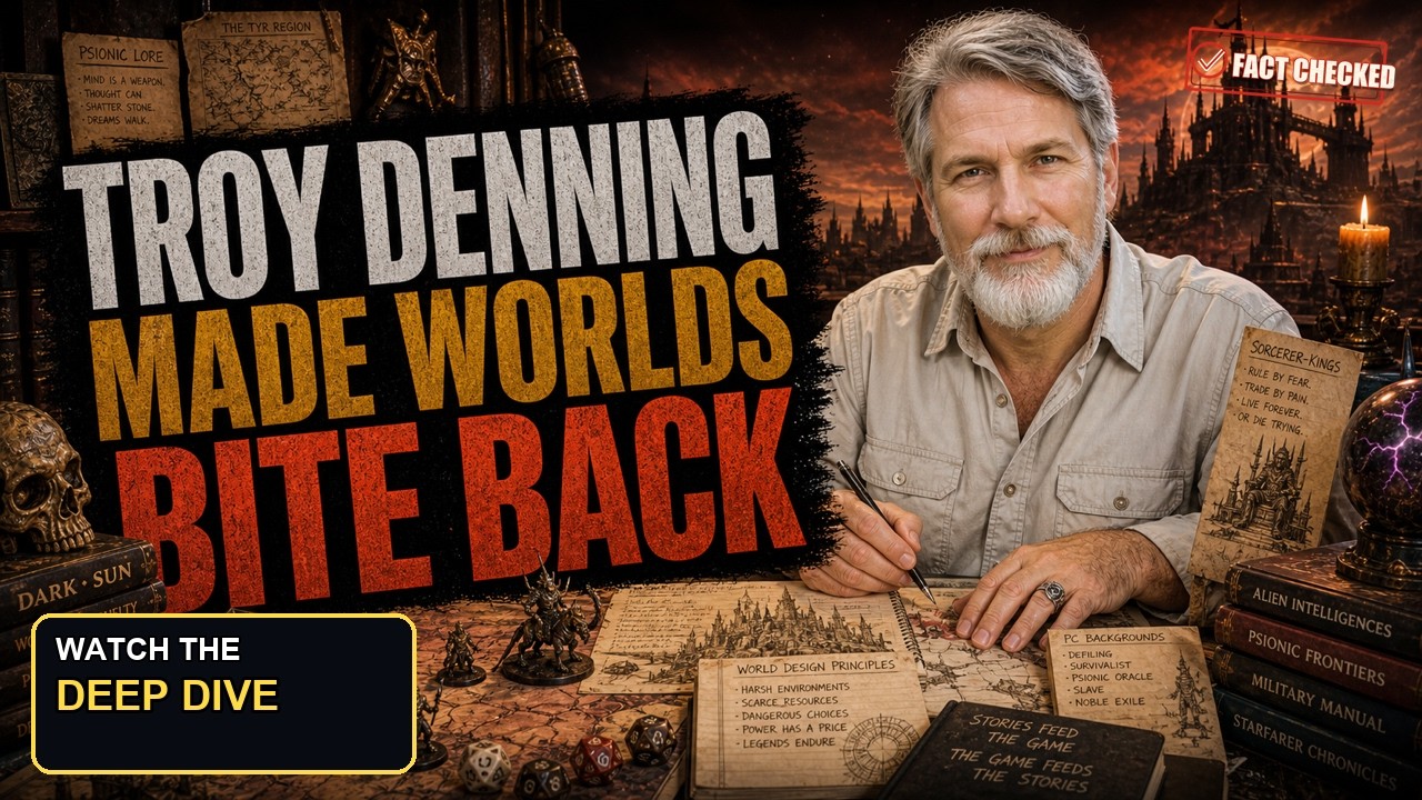 Troy Denning: The Writer Who Made Game Worlds Bite Back