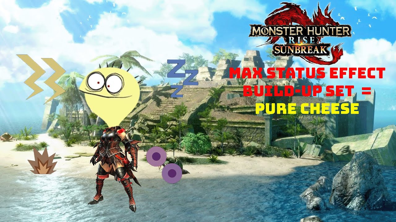 MASSIVE STATUS BUILDUP! Best Build for Status (Para/Poison/Blast/Sleep) in Sunbreak