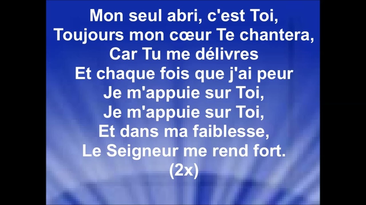 MON SEUL ABRI C'EST TOI -  Ghislaine Montagna (cover Michael Ledner   JEM)