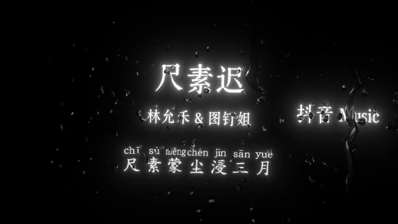 林允禾 & 图钉姐 - 尺素迟『尺素蒙尘浸三月，枯折沉霜绣蝶纹，字里行间旧情痕，迟来终章断前尘。』🎧高质音乐｜拼音动态歌词｜抖音最火｜抖音｜TikTok