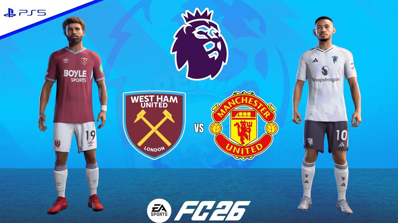 West Ham United vs Manchester United | Premier League 25/26 - Round 26 | FC 26 - PS5™[4K]