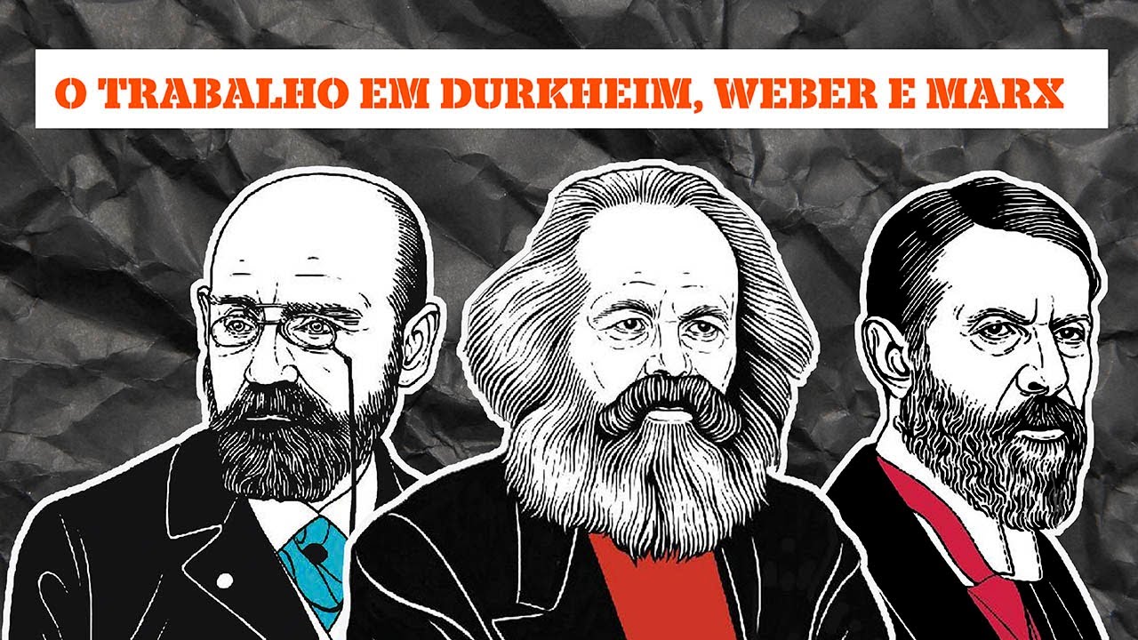 O TRABALHO EM MARX,WEBER E DURKHEIM