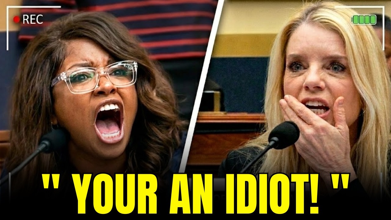 Jasmine Crockett SCREAMS At Pam Bondi Over Epstein Files In Explosive Hearing