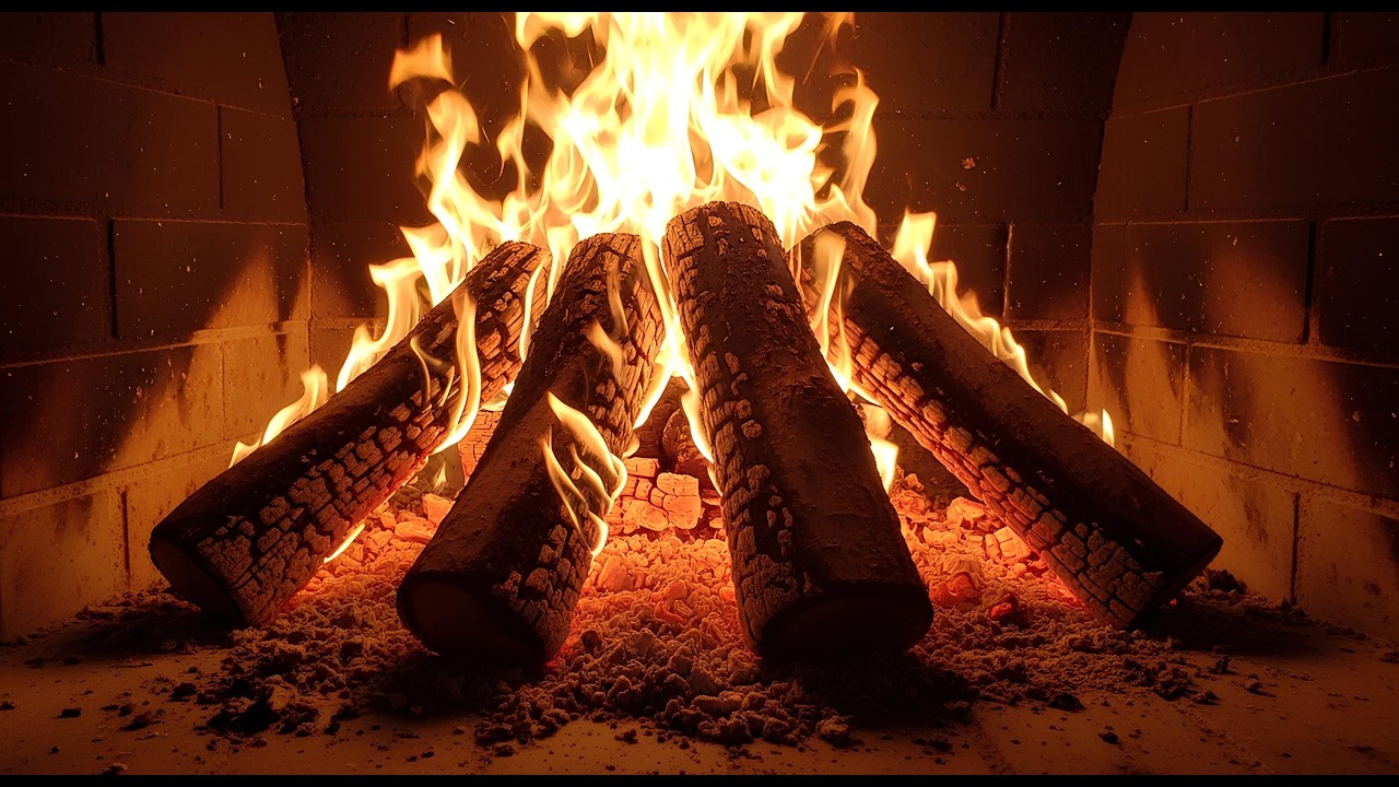 NO ADS 🔥 4K Premium Fireplace Sounds for Insomnia & Stress
