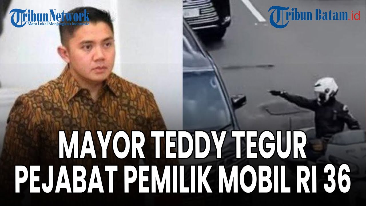 Seskab Mayor Teddy Tegur Pejabat Pemilik Mobil RI 36  Usai Viral Petugas Patwal Tunjuk Sopir Taksi