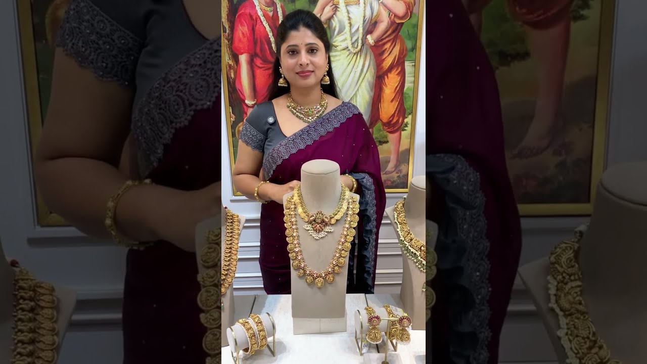 22K Gold Bridal Jewellery Designs Latest Necklaces, Earrings Bangles Collection | Krishna Jewellers