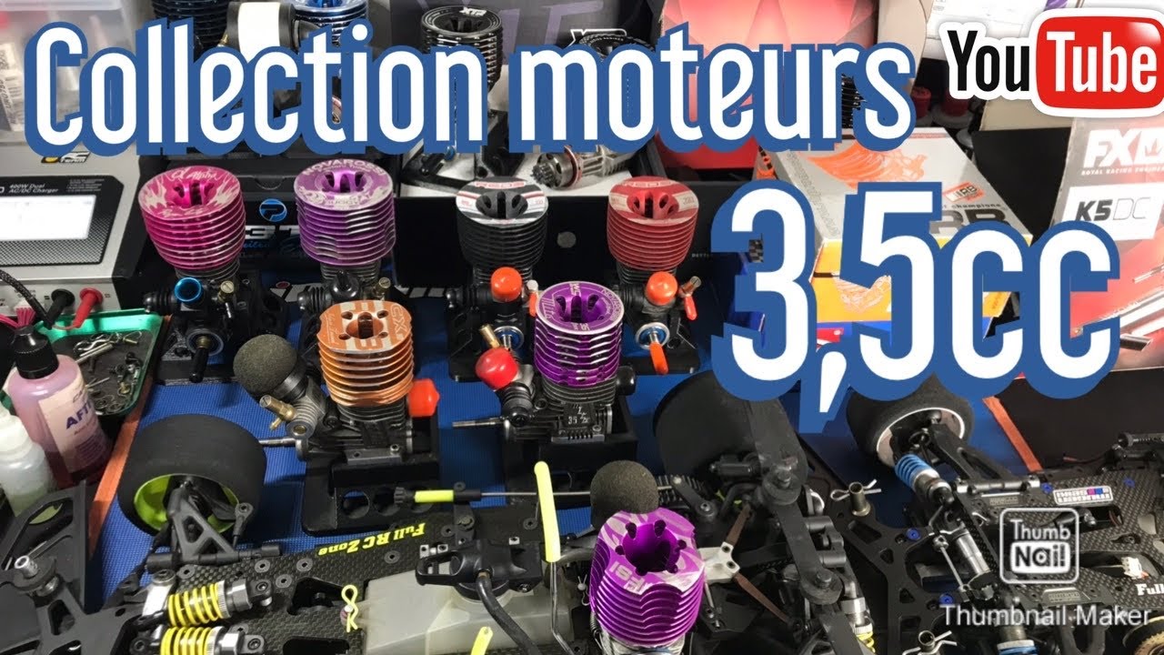 🔥MA COLLECTION de MOTEURS RC 3,5cc PISTE et TOUT TERRAIN - R & B - OS SPEED PICCO - FX - NOVAROSSI