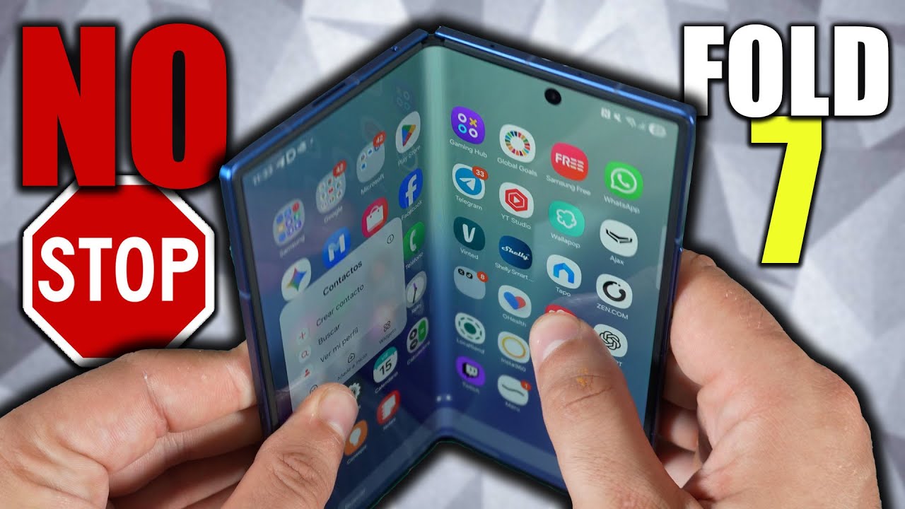 Samsung Galaxy Z Fold 7 | Rotundamente NO me lo COMPRARÍA