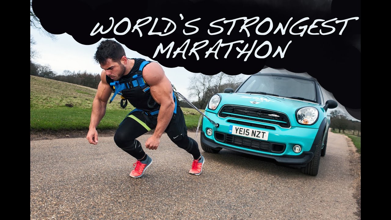 World's Strongest Marathon: 1.4 Tonne MINI + 26.2 Miles