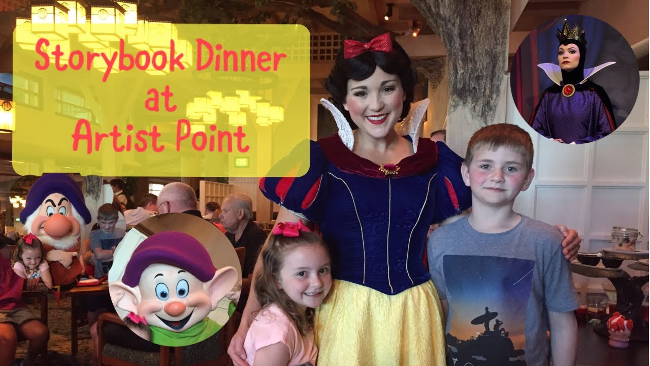 Artist Point Dinner | Storybook Dining with Snow White | Disney World Dining Review