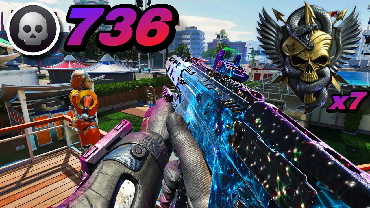 BLACK OPS 7 - 736 KILLS + 7 NUKES w/ MADDOX RFB on NUKETOWN