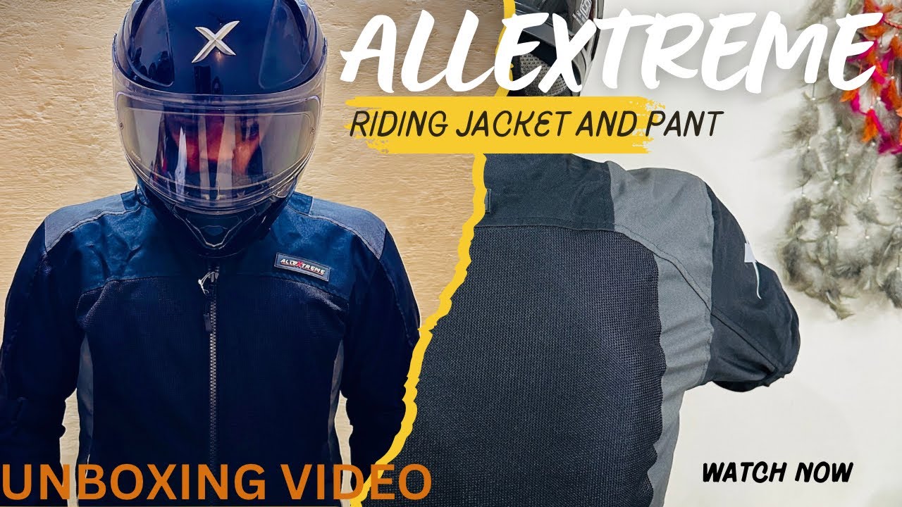 ALLEXTREME FLAWLESS RIDING JACKET & AIR EVO MOTORCYCLE RIDING PANT UNBOXING | FIRST Impression