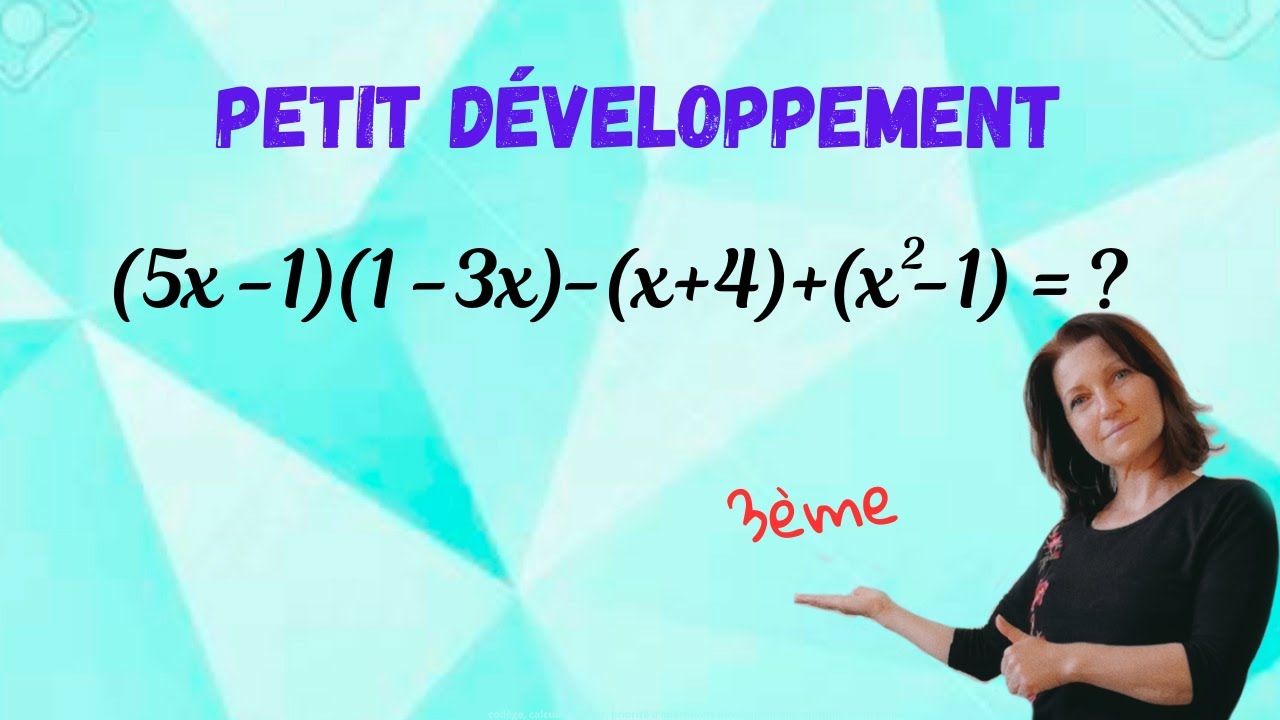 développez et réduisez...Mathématiques collège. niveau 3ème. Abonnement gratuit 🔔 👍🏻