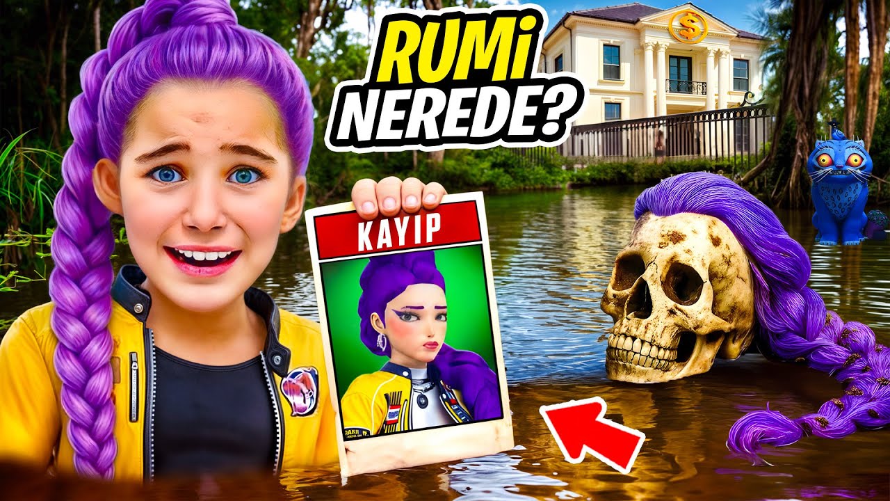 ELİF SİNEM RUMİ KAYIP !! K-POP RUMİNİN EVİNE GİRDİK ODASINDA YOK !! HUNTERS RUMİ NEREDE ??