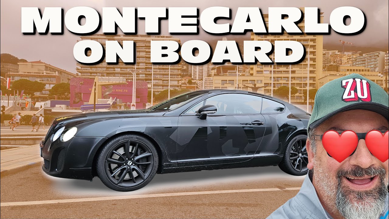 SI VA A  MONTECARLO IN BENTLEY GT | VIDEO ON BOARD