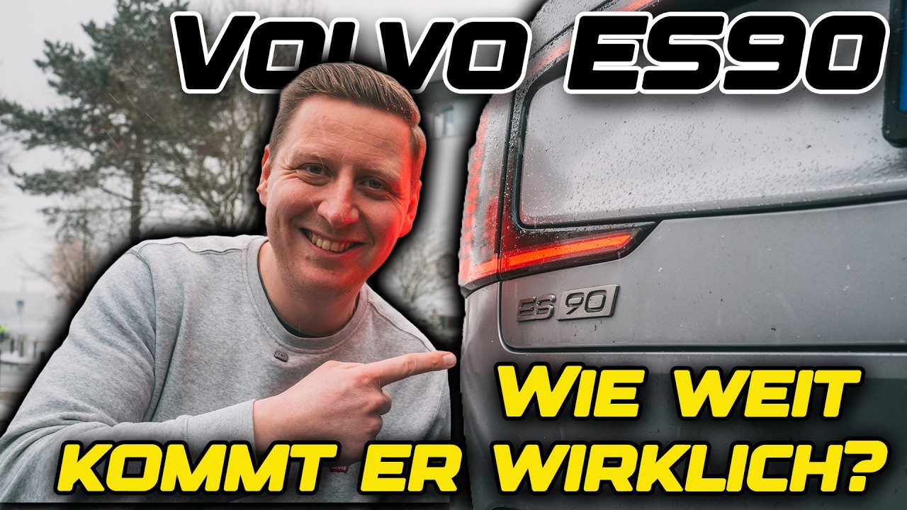 2026 Volvo ES90 | ERSTER Verbrauchstest Langstrecke | Single Motor Extended Range