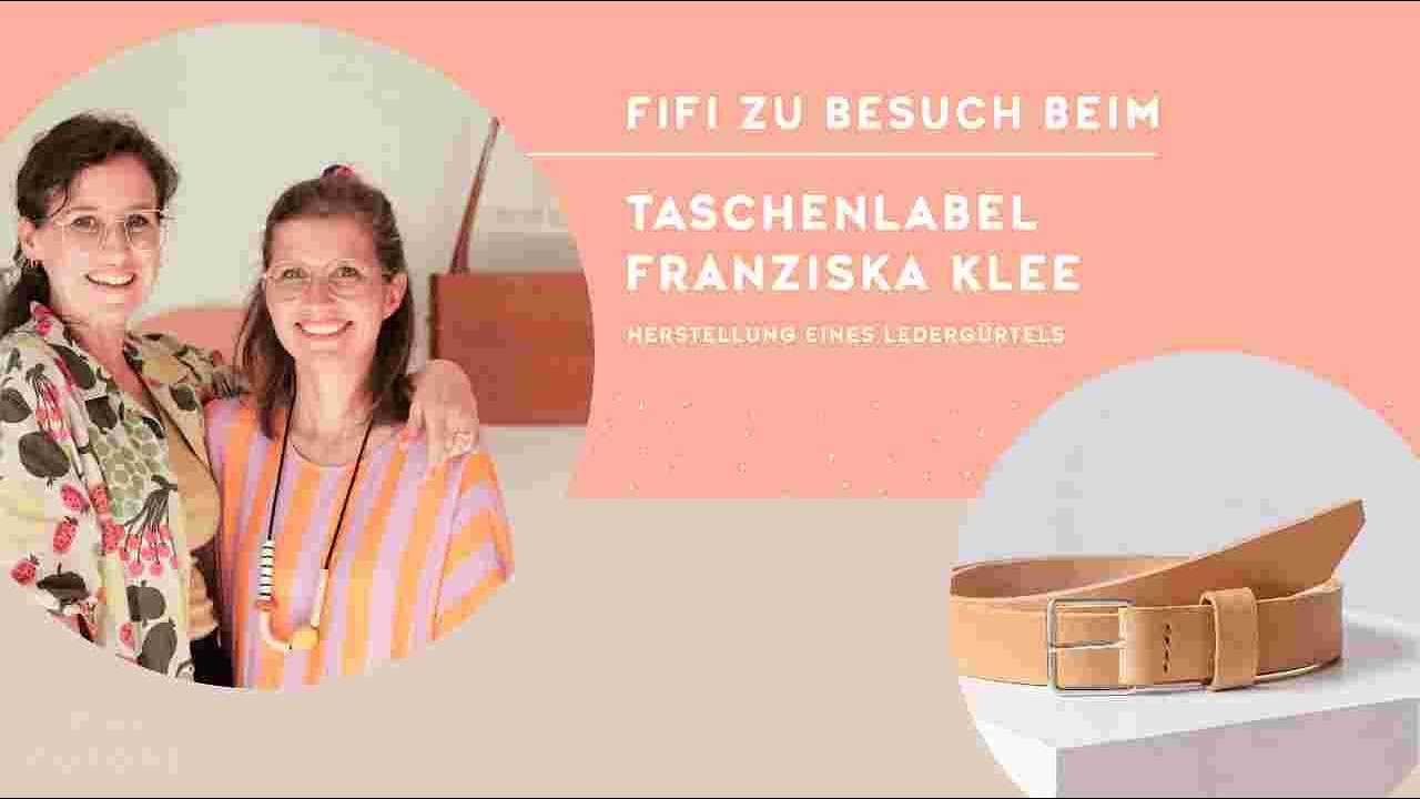 Herstellung eines Ledergürtels | FIFI ZU BESUCH BEI FRANZISKA KLEE | Handwerk & Slow Fashion