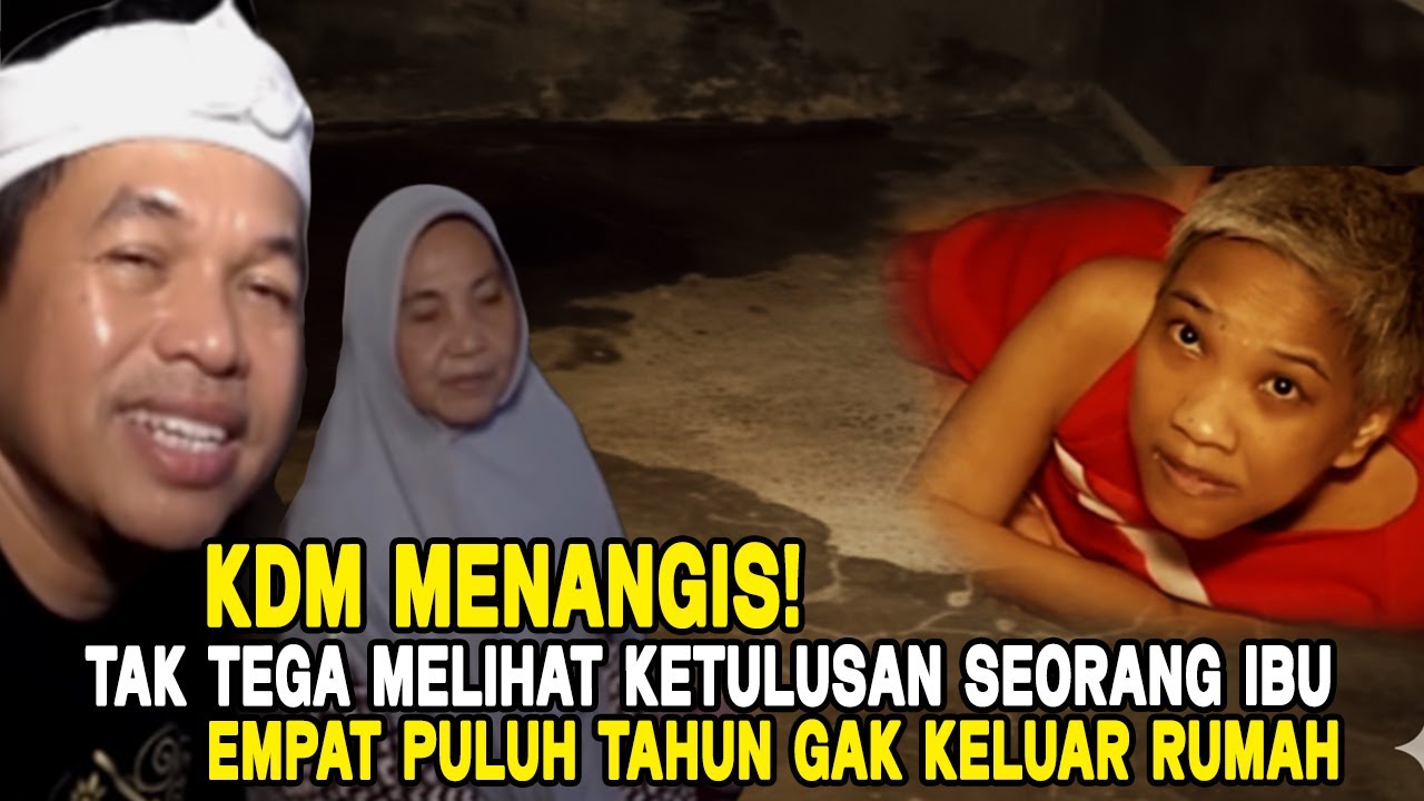 KDM MENANGIS‼️TAK TEGA MELIHAT SEORANG IBU, GAK PERNAH NGELUH PUNYA ANAK DISABILITAS