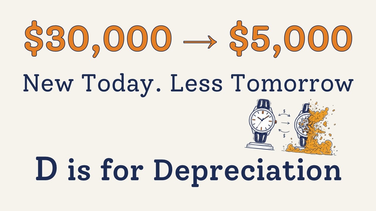 D is for Depreciation: The Silent Cost of Owning Things