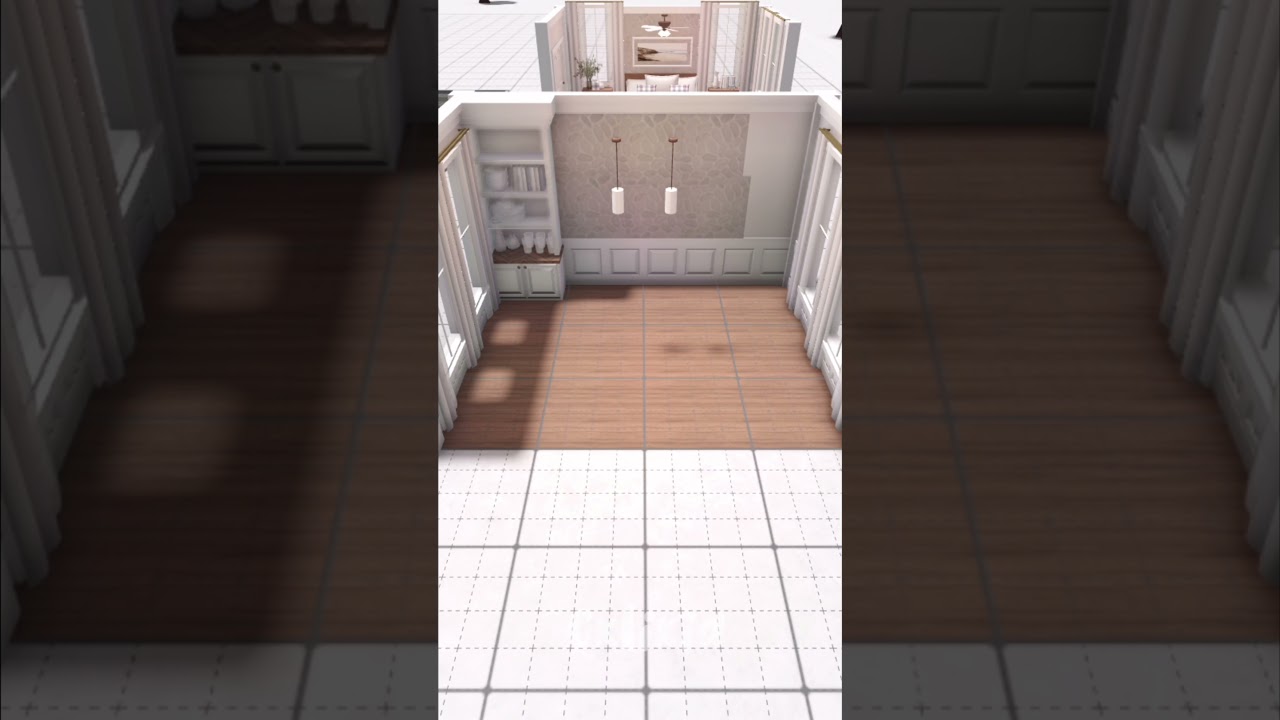 roblox bloxburg cozy blush spring dining room inspo🌸